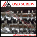 Parallel double screw extruder machine screw barrel and double threaded screw